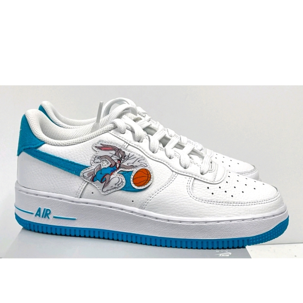 Nike Air Force 1 Low - Hare Space Jam GS - SZ 4 Youth/SZ 5.5 Women - BRAND NEW!!